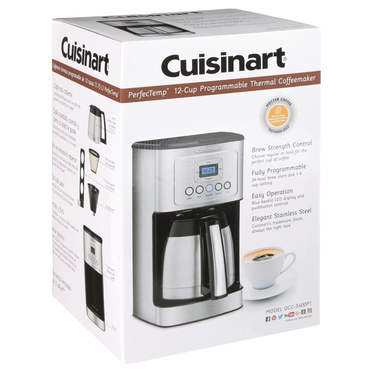 12 Cup Programmable Thermal Coffeemaker S846247