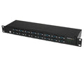 16 Port Rackmount USB to Serial Adapter Hub Y826