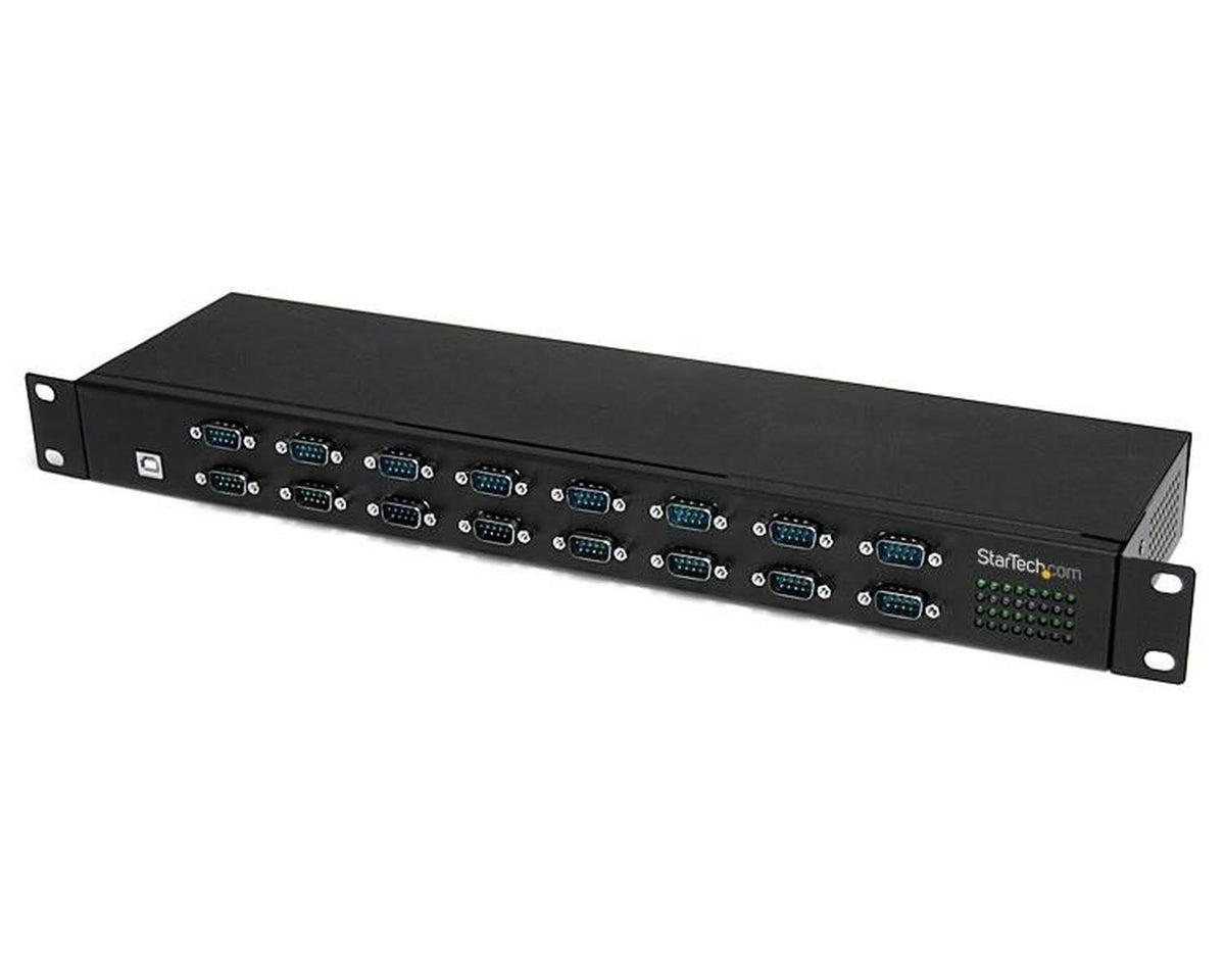 16 Port Rackmount USB to Serial Adapter Hub Y826