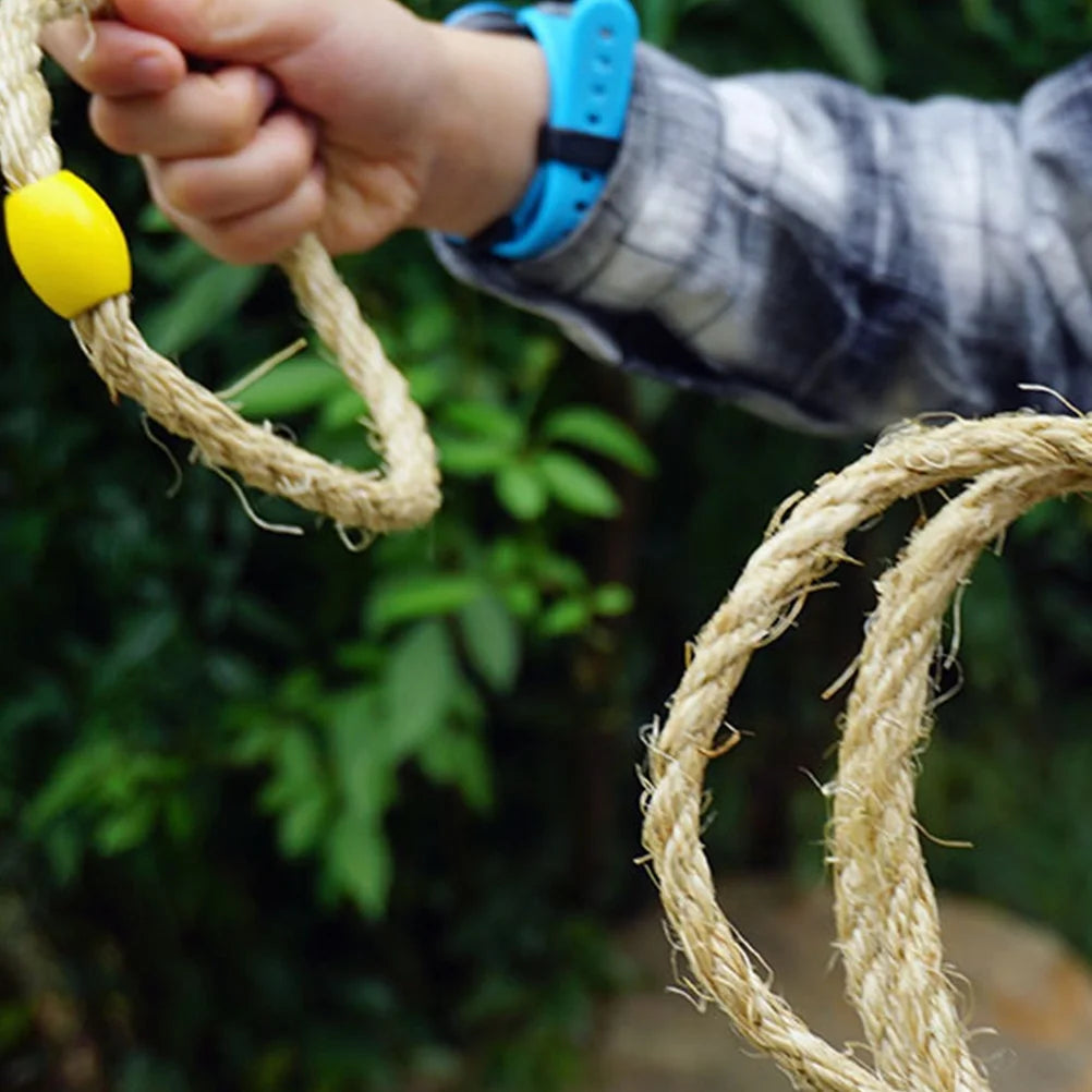 Natural Rope Ring Toss Wooden Toy Beach Toys U293684
