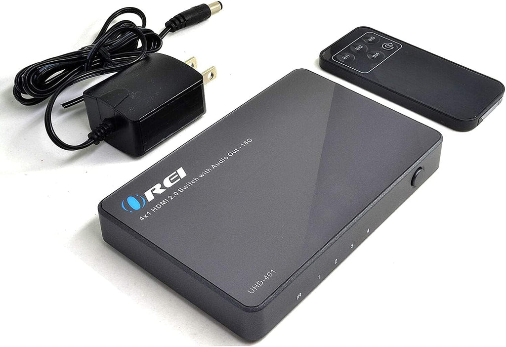 4 X 1 Ultra HD HDMI Switcher with Audio Extractor IR Remote U569