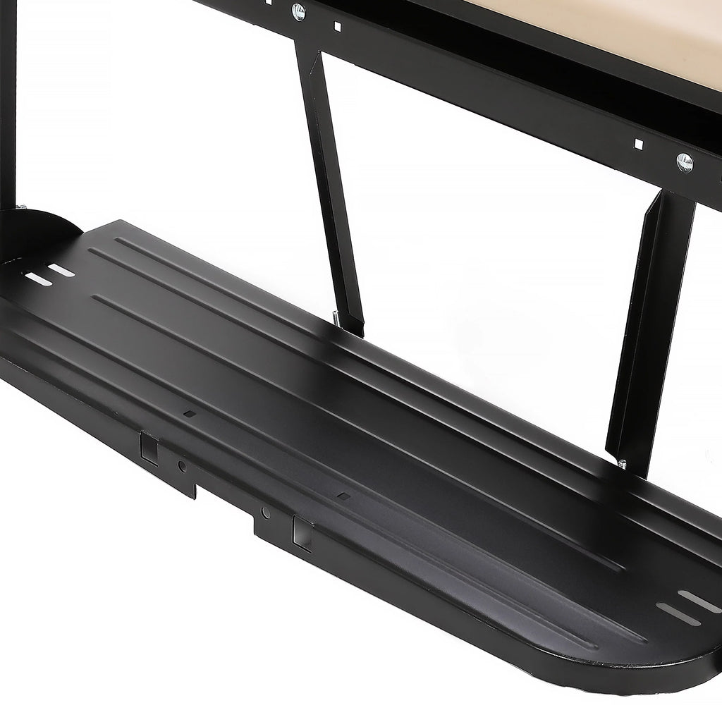 Tan Flip Folding Rear Back Seat Kit for EZGO Golf Cart G51118