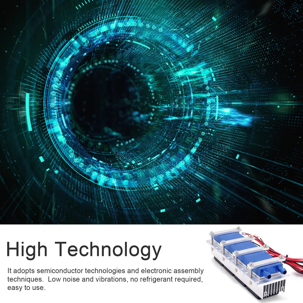 12Vdc 30A Thermoelectric Peltier Refrigeration Cooler Semiconductor Cooling Diy Kit G165