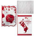40 Cards with Envelopes and Gold Seals Christmas Boxed Card Assortment P6976