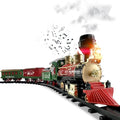 Electric Train Set with Lights, Music, Smoke V37991