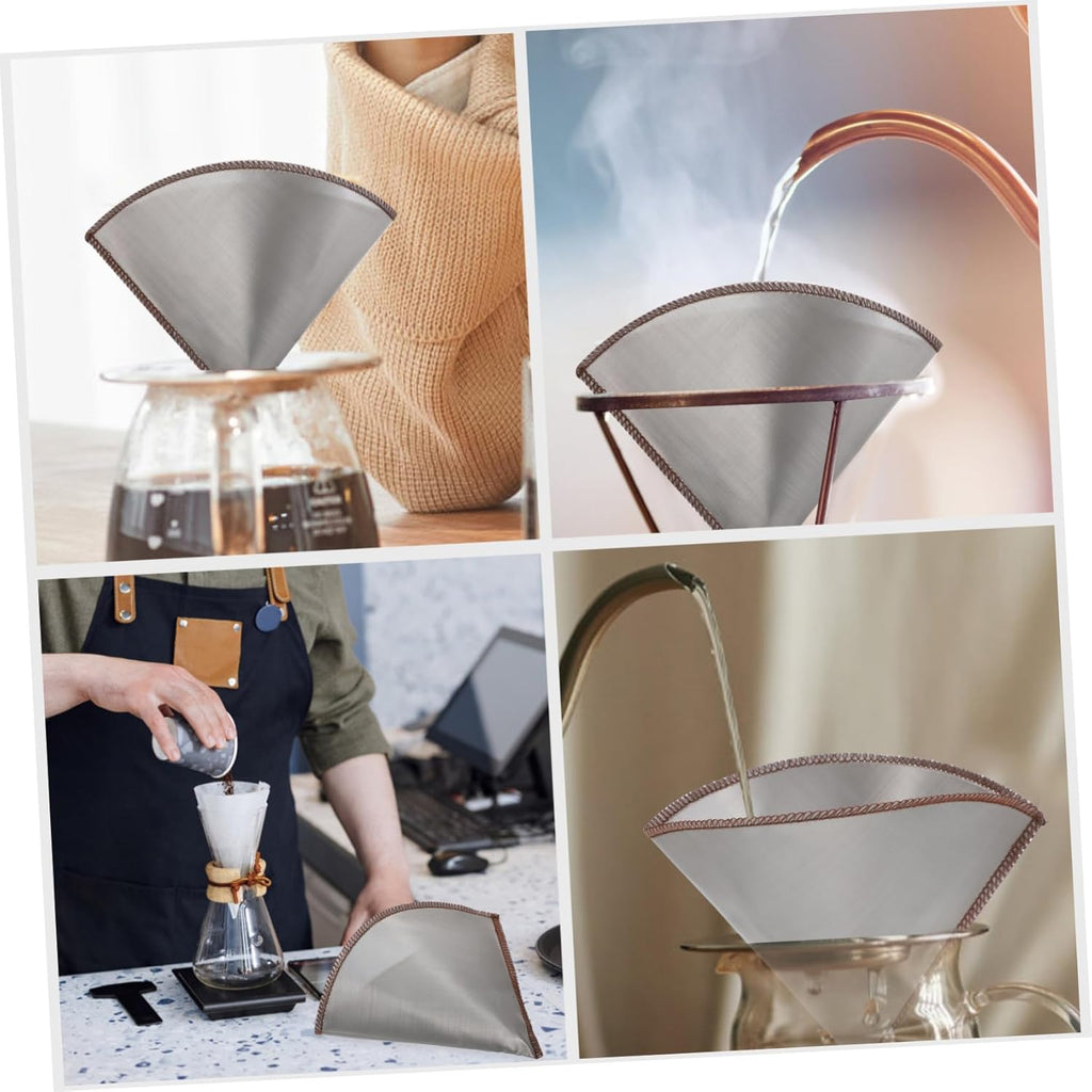 304 Stainless Steel Pour Over Coffee Filter Cone A57024