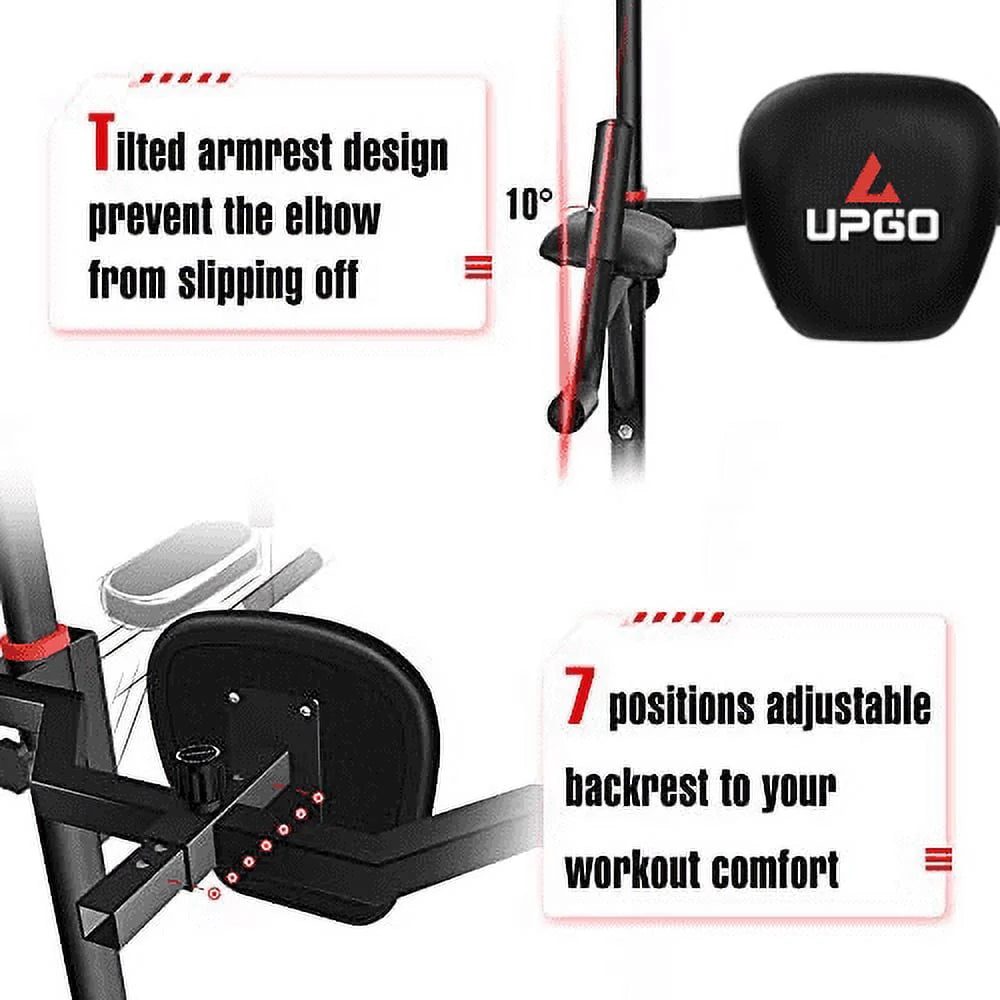 Adjustable Power Tower Dip Station Pull up Bar D913