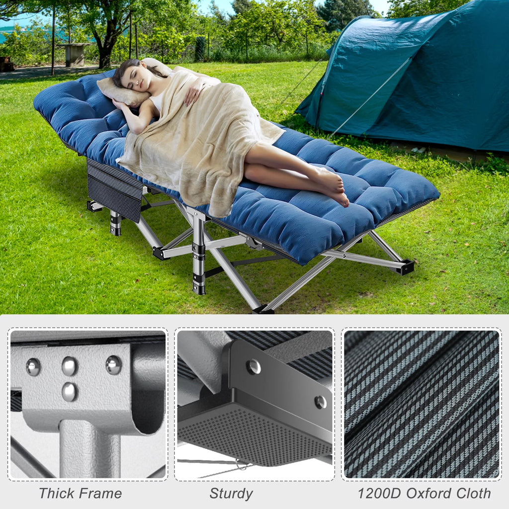 Folding Camping Cot with Carry Bag I925964