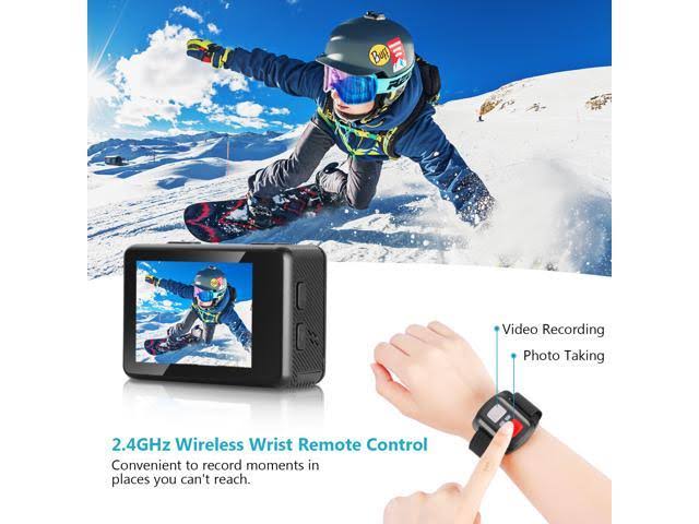 4K Waterproof Action Camera with Touch Screen R2462