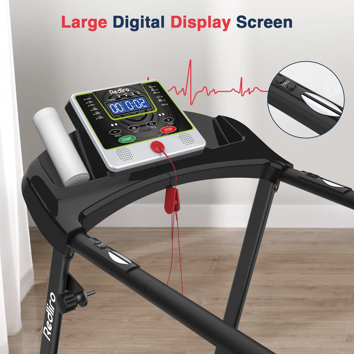 Folding Treadmill Walking Machine 2.25HP 300lbs T87601