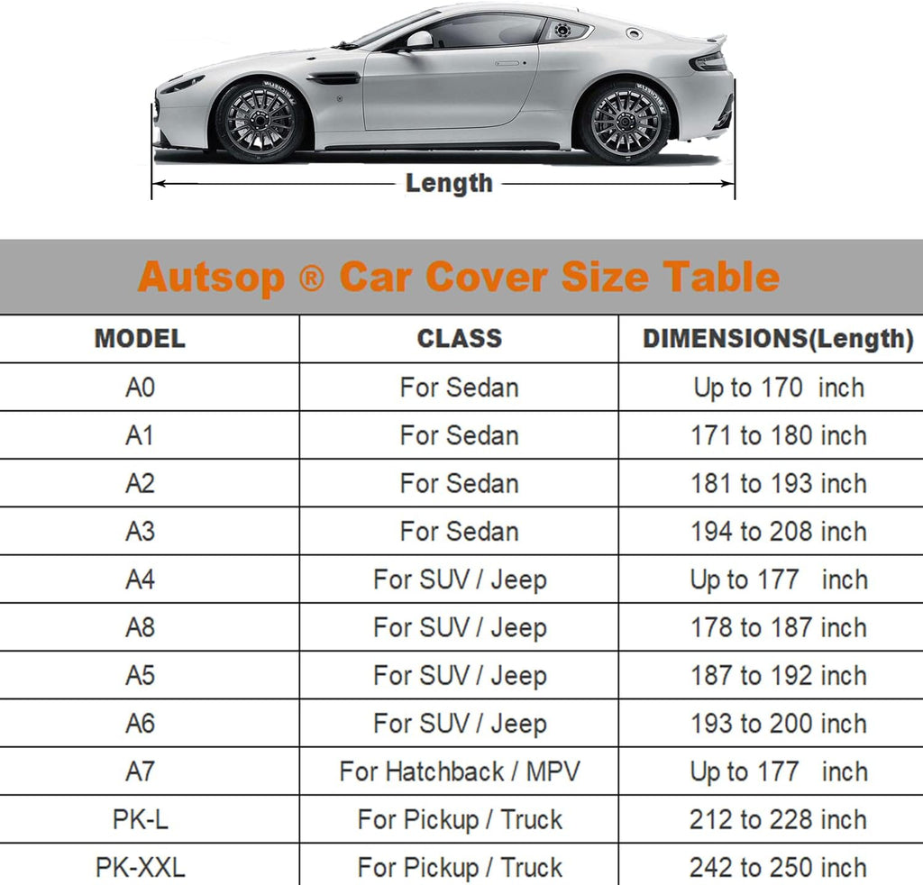 Waterproof All Weather Car Cover with Zipper Cotton O379110