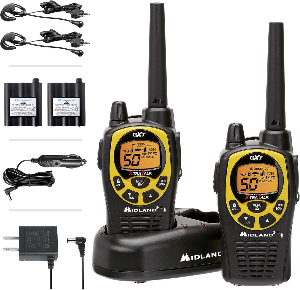 50 Channel Waterproof GMRS Two-Way Radio, Pair Pack Y76237