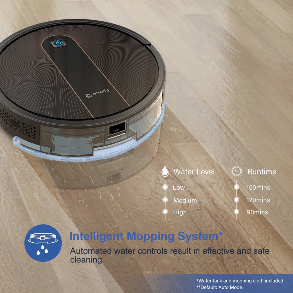 Robot Vacuum Cleaner and Mop, 2200Pa Suction N8484