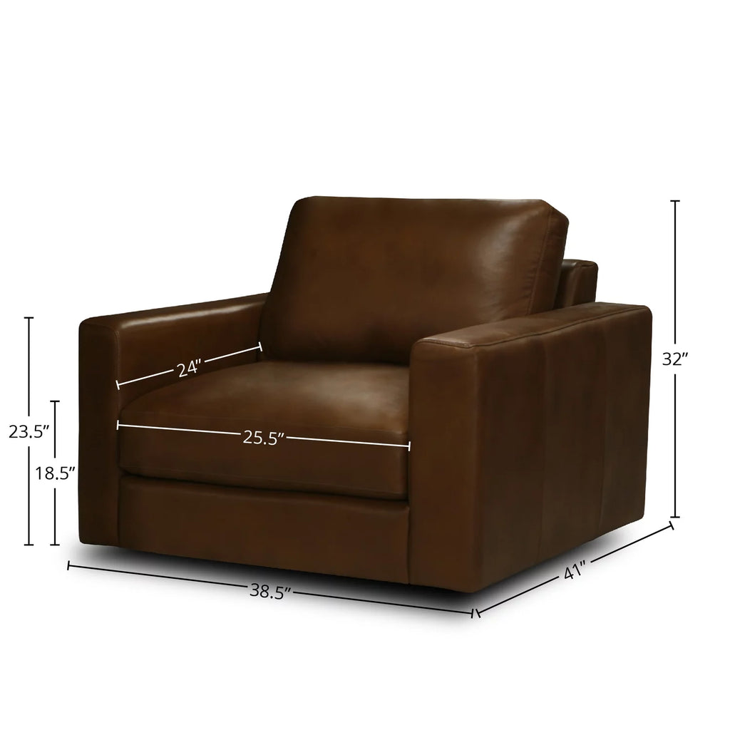 38.5" Wide Upholstered Swivel Chair S76332