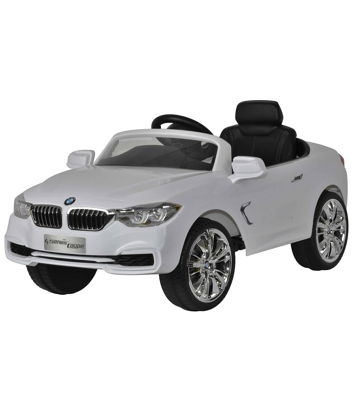 12V White Ride on Car H483