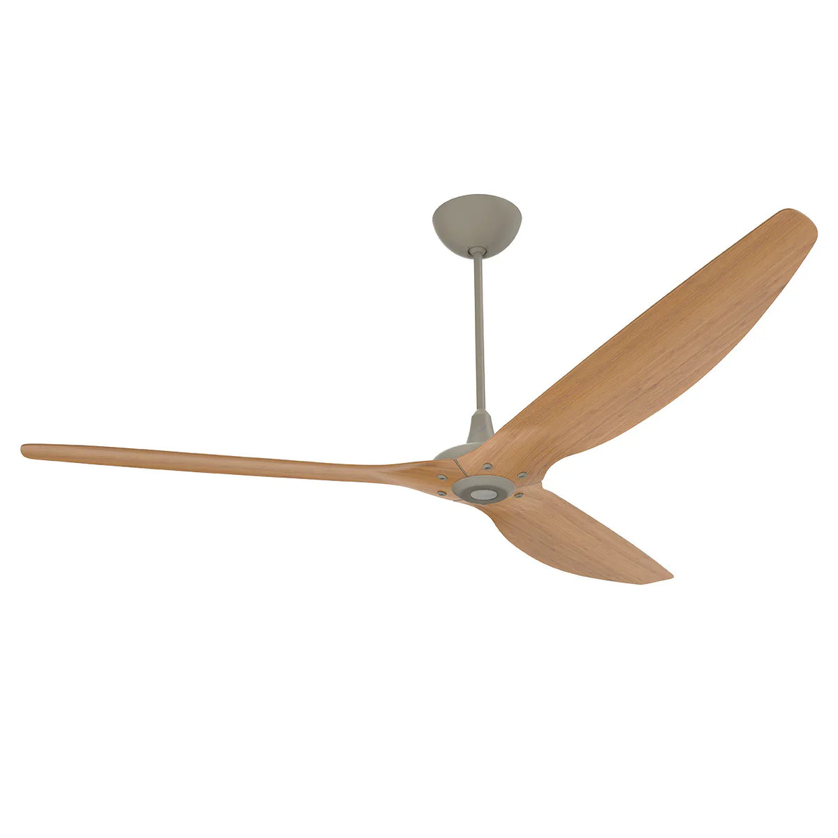 84 Ceiling Fan with Bamboo Blades and Satin Nickel Finish Y3300