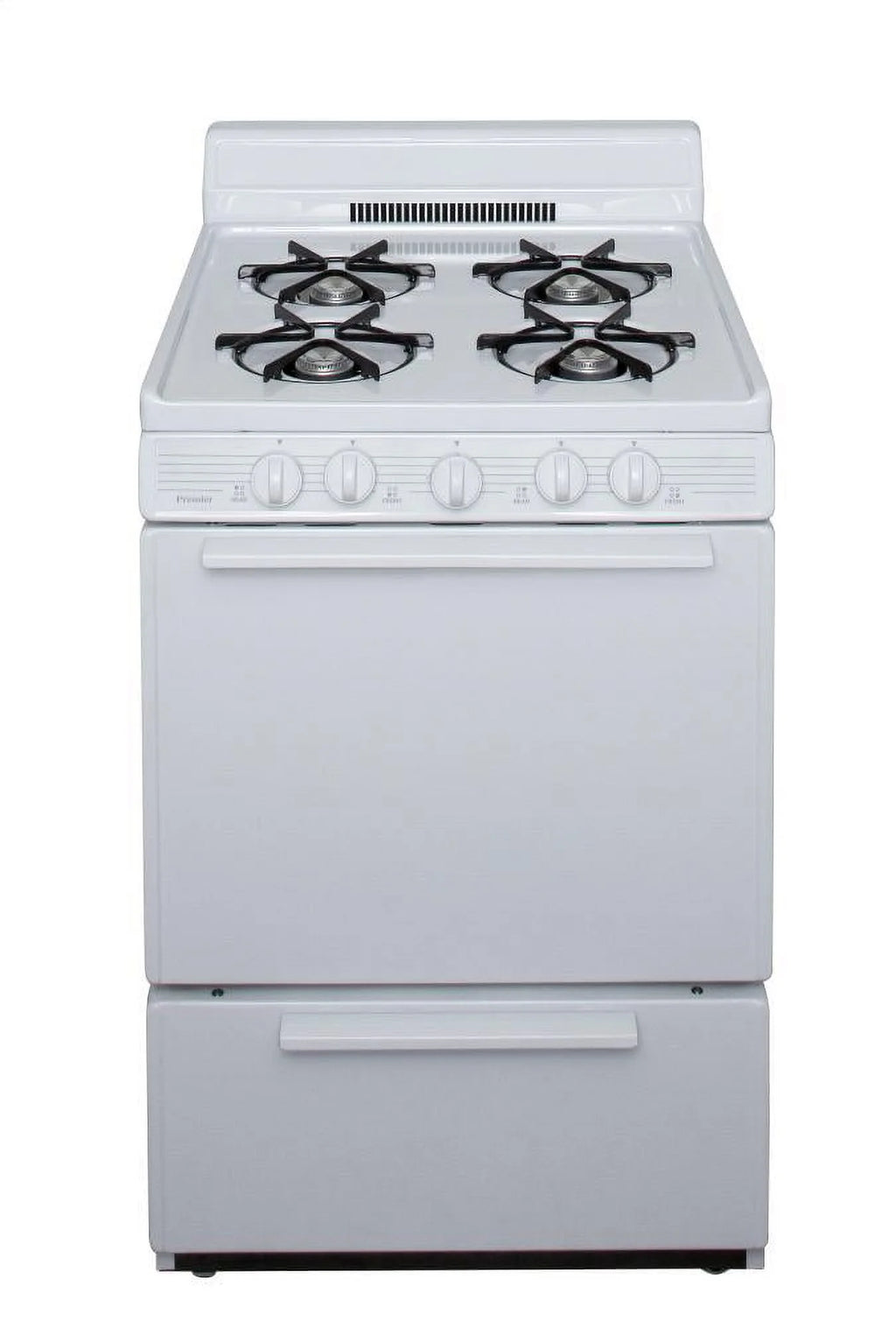 24" Free Standing Gas Range White S525