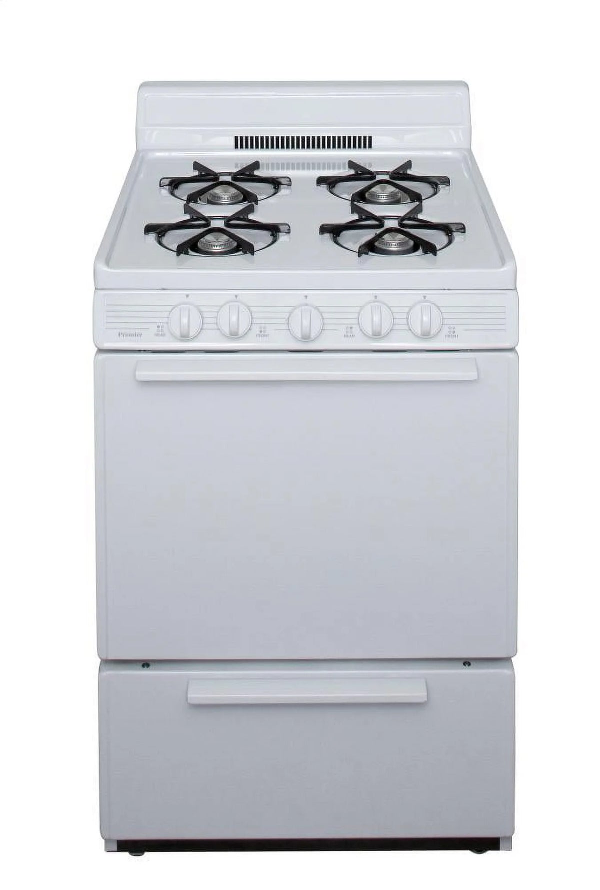 24" Free Standing Gas Range White S525