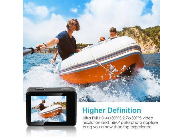 4K Waterproof Action Camera with Touch Screen R2462