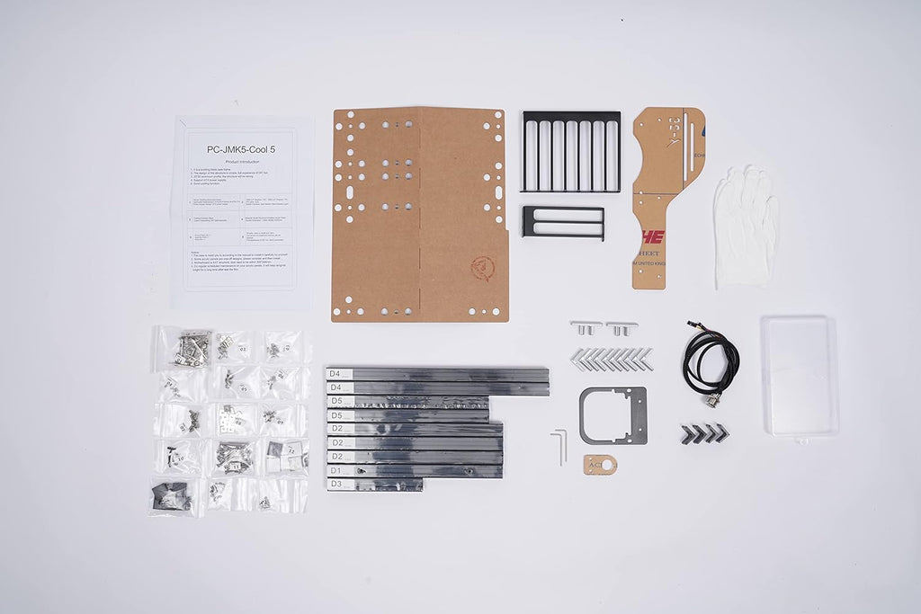 Aluminum Computer Case Frame Chassis Rack Pack of 2 H60071