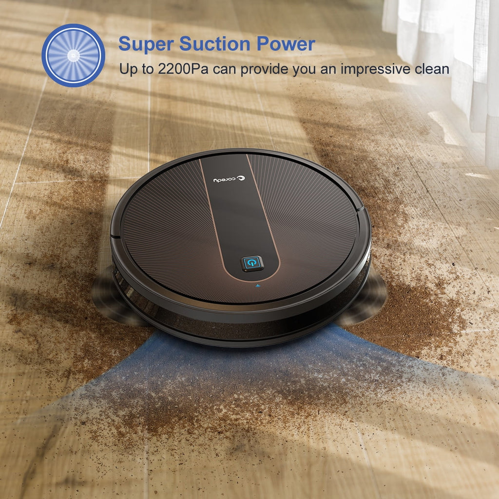Robot Vacuum Cleaner and Mop, 2200Pa Suction N8484