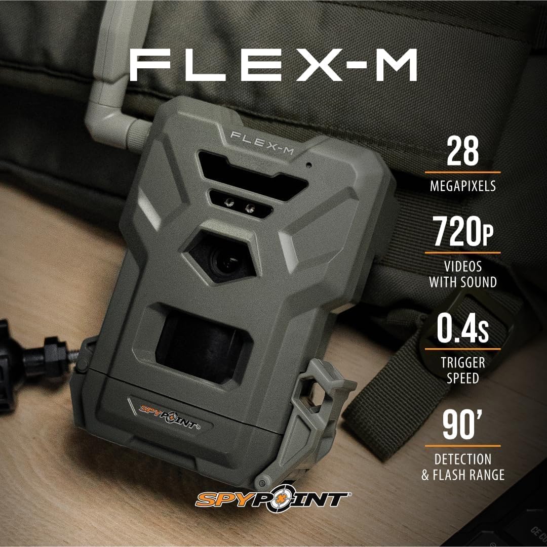 Twin Pack Cellular Hunting Trail Cameras with Night Vision, 28MP Photos, 720p Videos, Two Straps, Two 32GB SD Cards O469