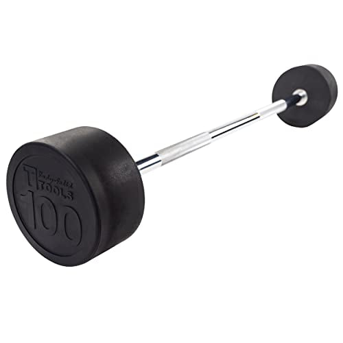 Rubber Coated Fixed Weight Straight Barbell V248527