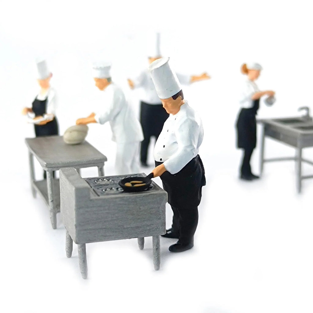 White 1/64 Scale Resin Miniature Model Train Diorama Accessory U215