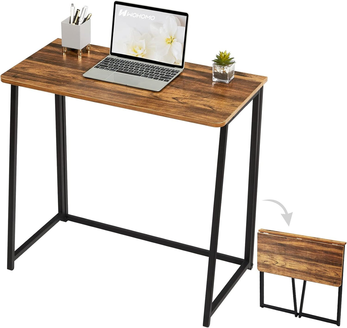 Oak Pack of 2 Folding Desk O331
