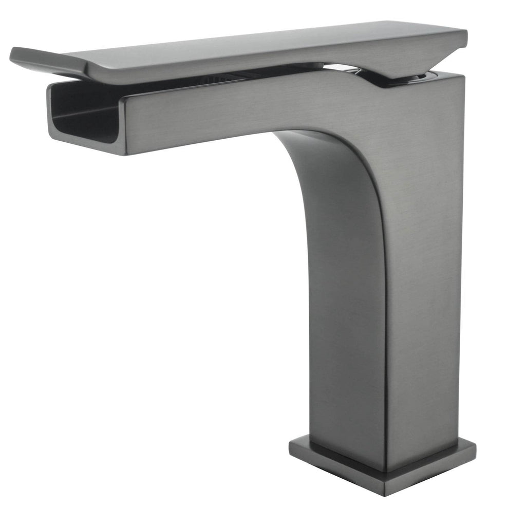 Satin Brass Single-Handle Bathroom Faucet C273