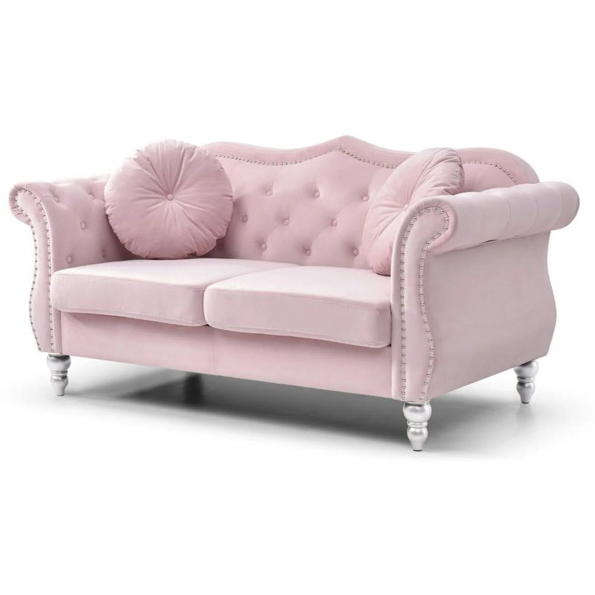 Pink 2-Piece Sofa and Loveseat Furniture Set R356147