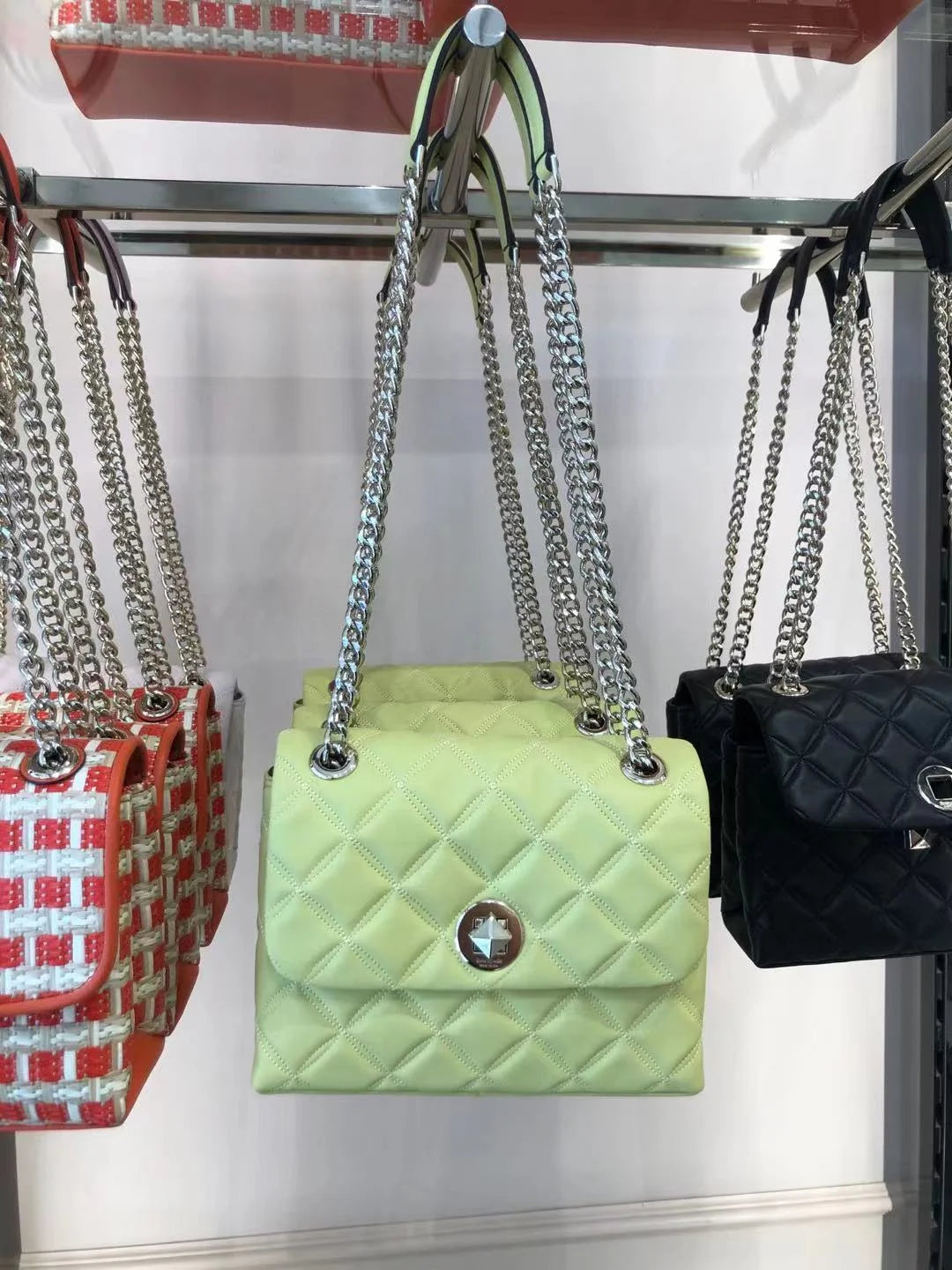 Quilted Convertible Crossbody Bag E459926