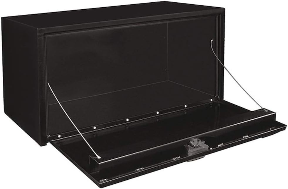 Black Steel Underbody Truck Box with T-Handle Latch Q2888