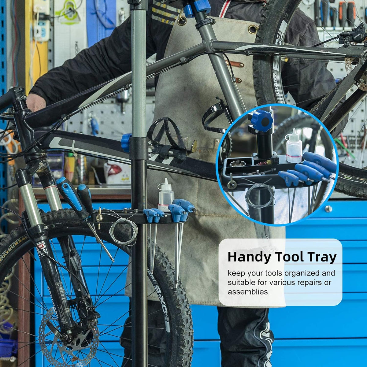 Bike Repair Stand with Tool Tray, Pack of 2 U62041
