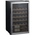 35-Bottle Single-Zone Wine Cooler with Wood Shelving A258