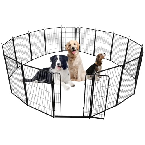 40 inch 18 Ft 8 Panels Heavy Duty Metal Dog Playpen P668