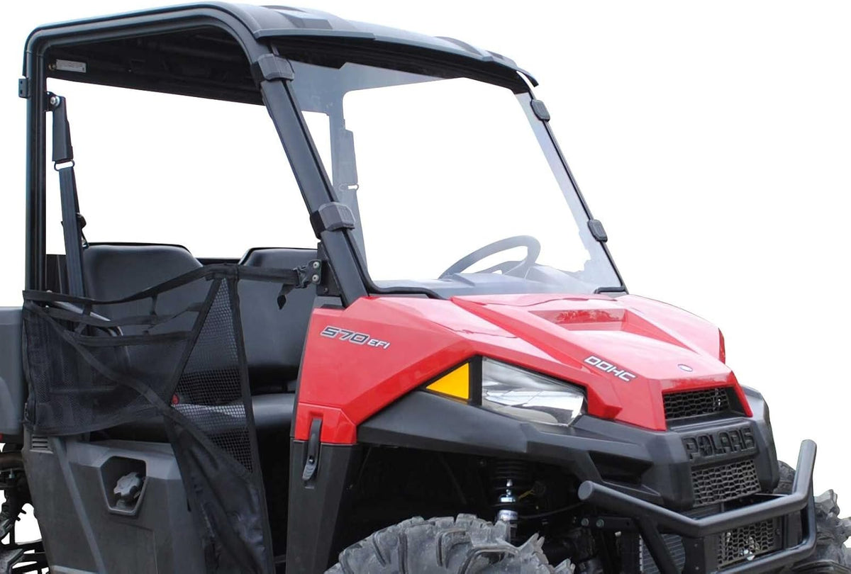 Full Windshield for Polaris Ranger Midsize 570 / Crew, 1/4" Thick Clear Scratch Resistant Polycarbonate U956