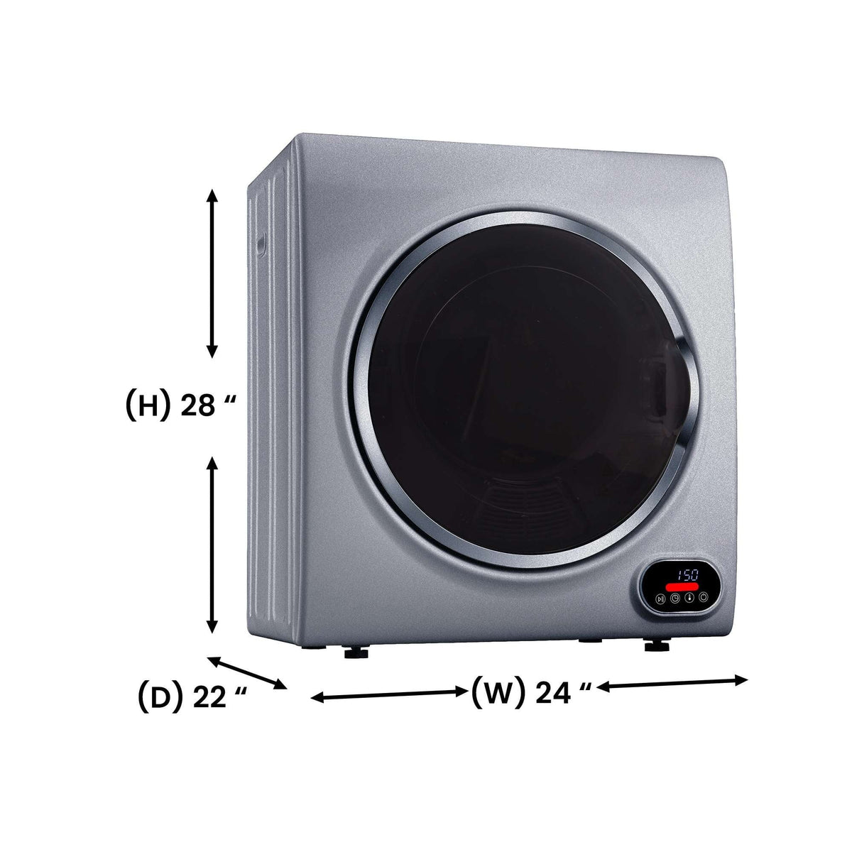 Silver Compact Short Dryer U4605