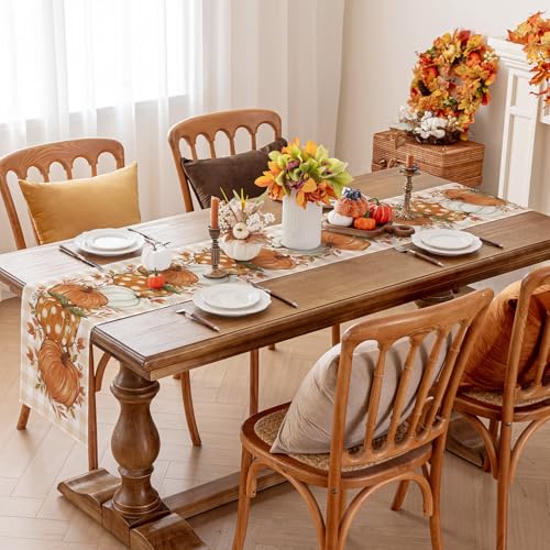 Fall Placemats Set of 4, 12 X 18 Inch Grey Blue Checkered Z152