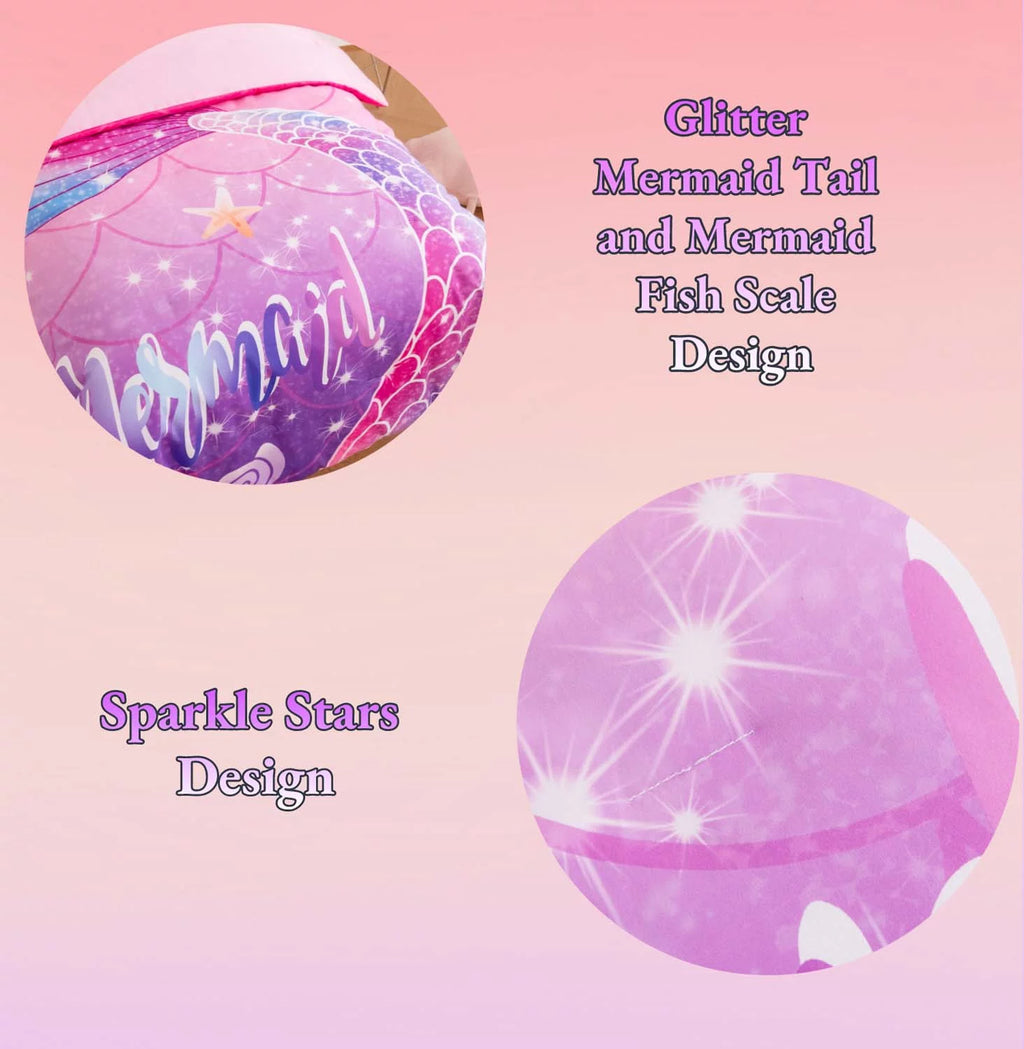 4 Pcs Pastel Fish Scale Kids Bedding Set V522