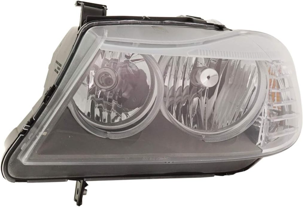 2009 2011 BMW 328i Headlight Assembly Driver Side Black Housing M418