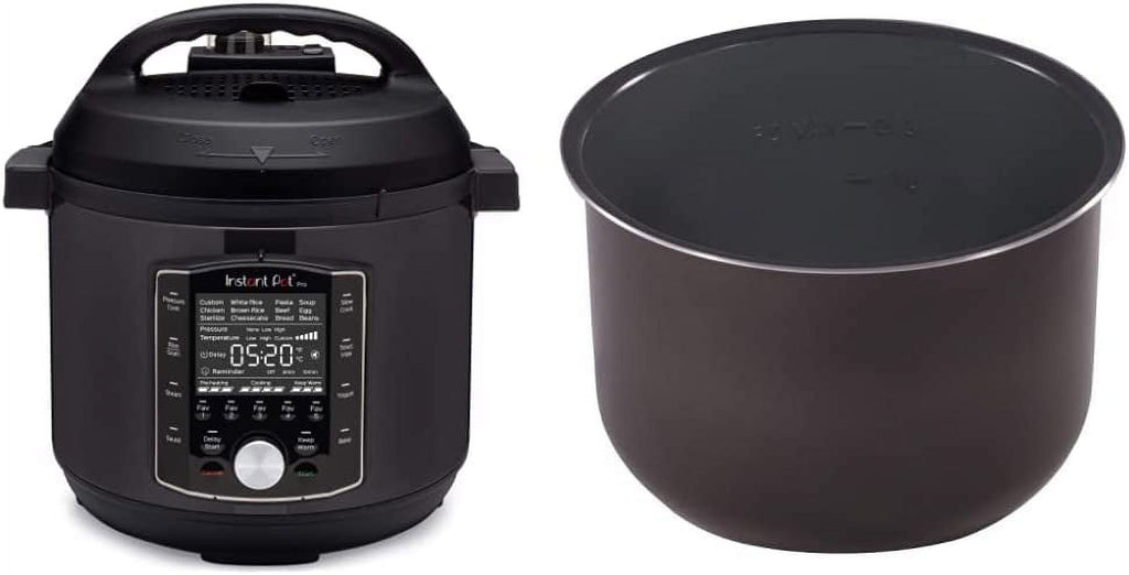 10-in-1 Slow Cooker, Rice/Grain Cooker, 8 Quart Ceramic Non Stick Inner Cooking Pot T3905