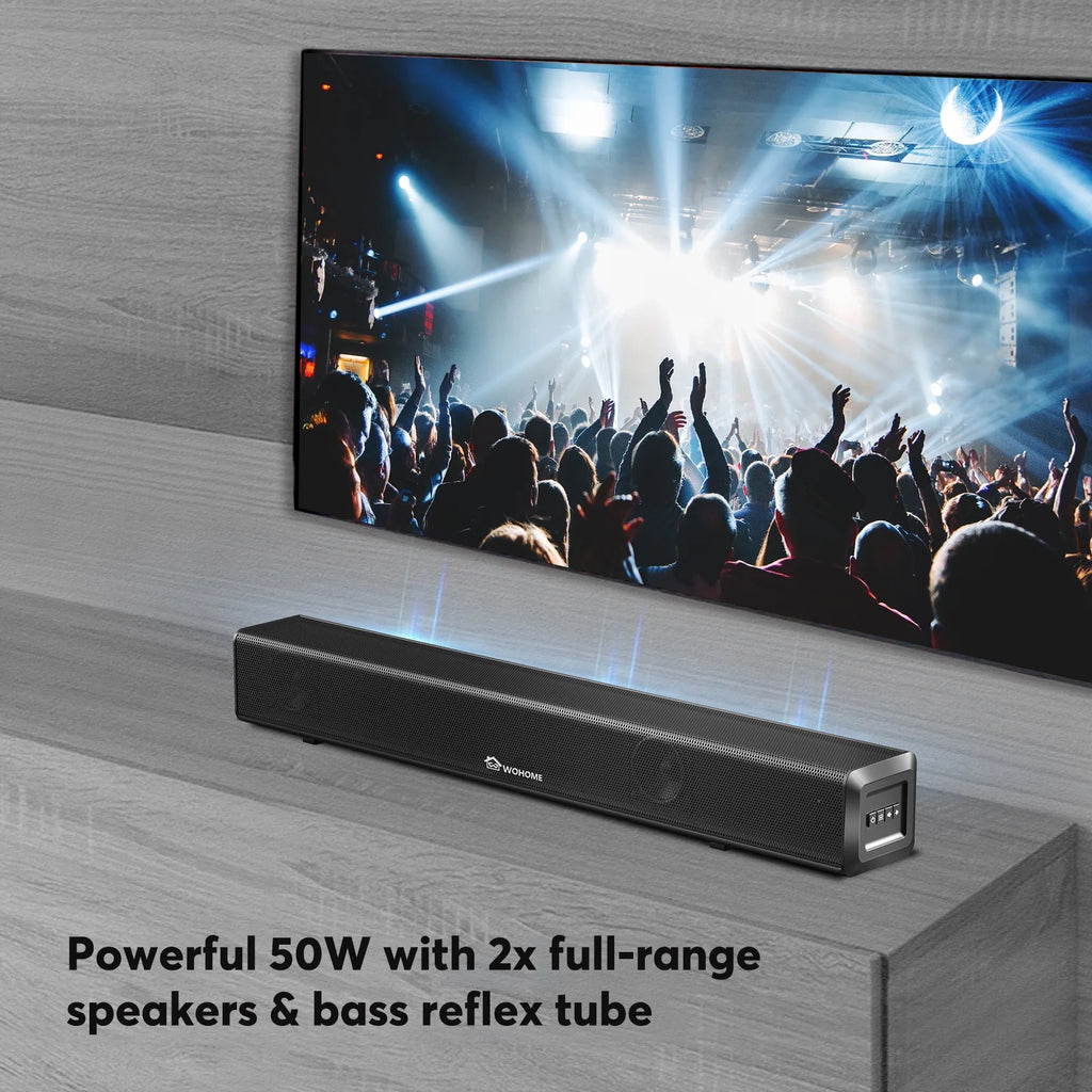 16-Inch 50W Soundbar with Bluetooth 5.0 and Subwoofer T236592