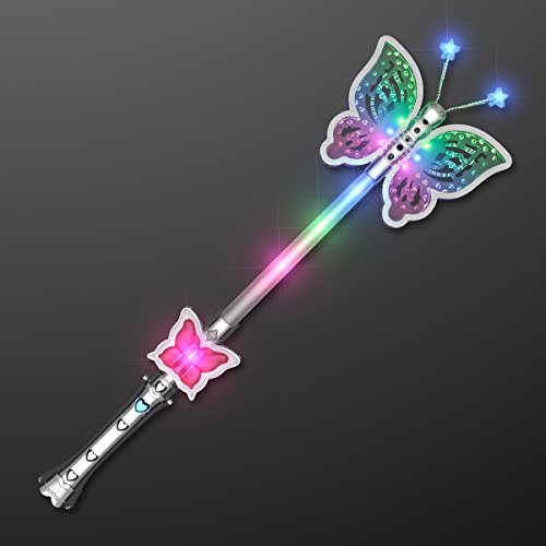 Light Up LED Butterfly Wand U853