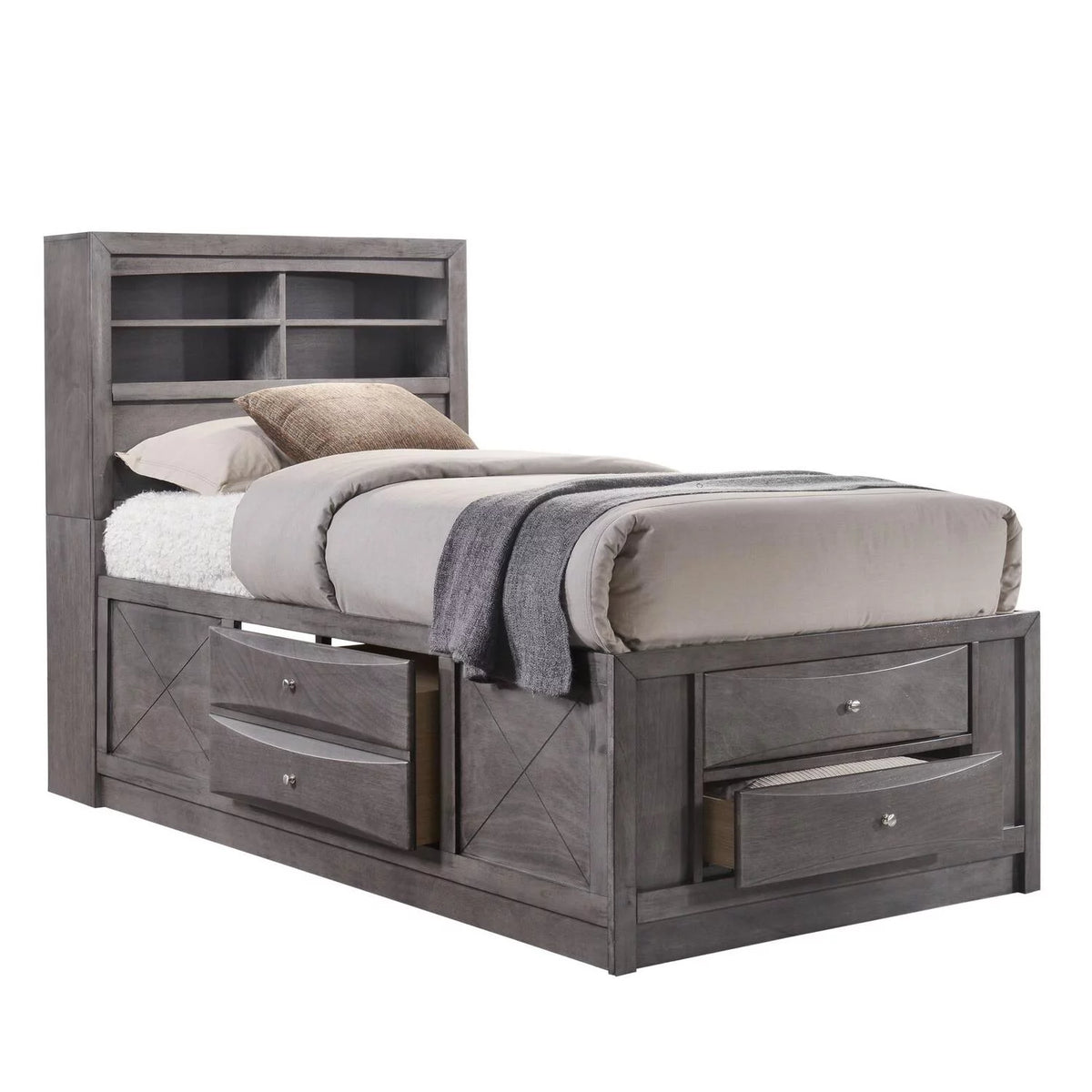 Twin Storage 6PC Bedroom Set D646839
