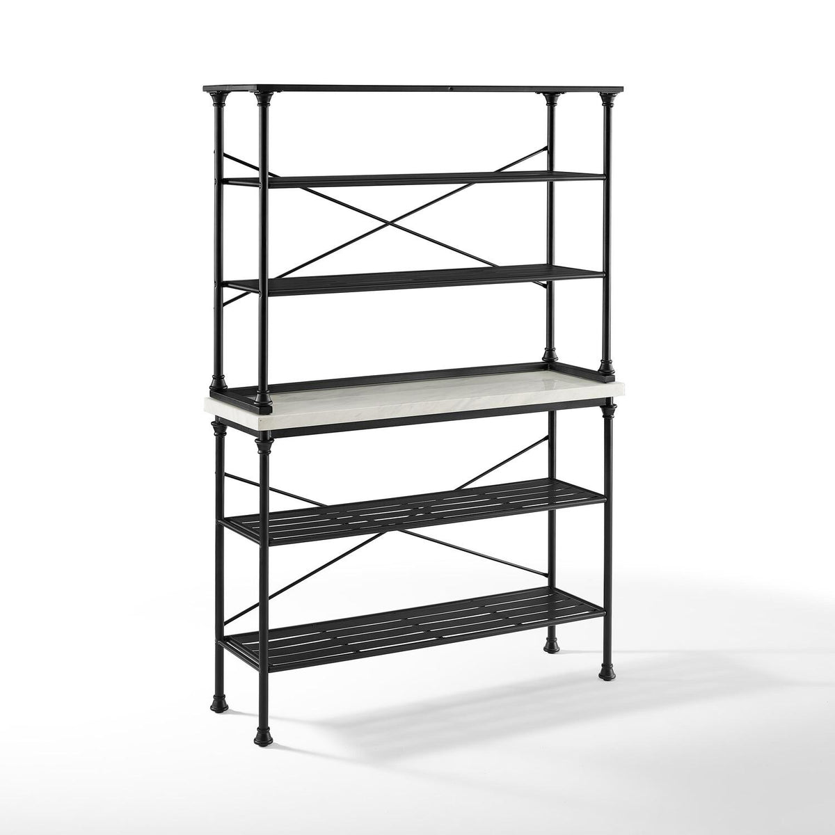 Matte Black Baker's Rack A115