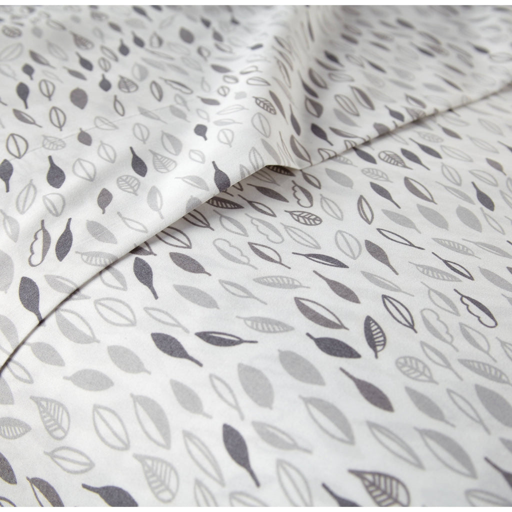 Blue 4-Piece Printed Bed Sheet Set A874737