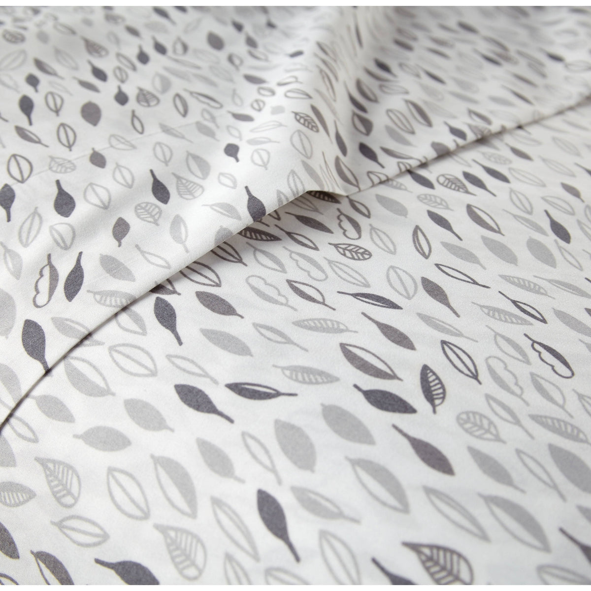 Blue 4-Piece Printed Bed Sheet Set A874737