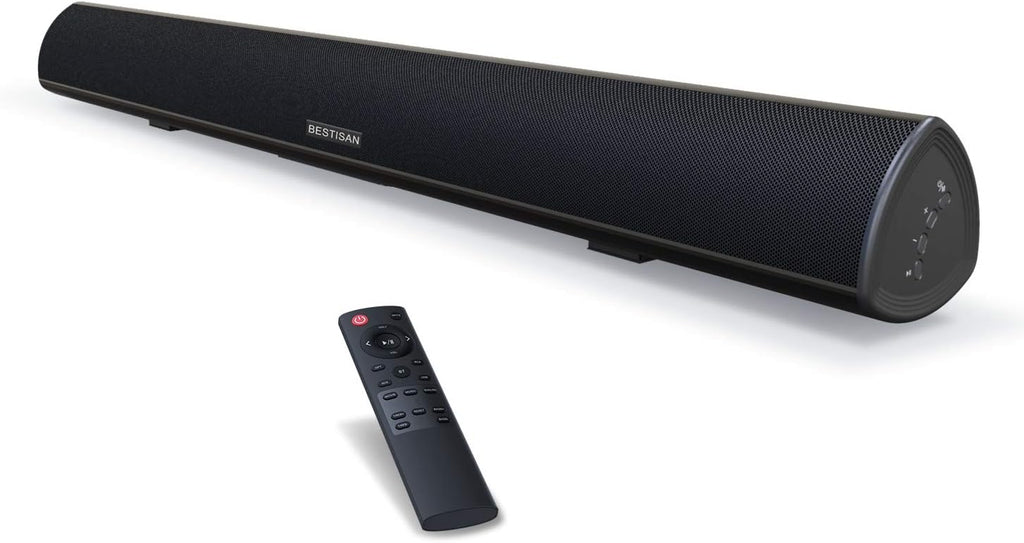 Sound Bar with Bluetooth 5.0, 40 Inch, 6 Drivers, 105dB, Wall Mountable Y9384