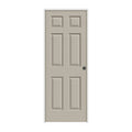 36 in. x 80 in. Desert Sand Painted Left-Hand Textured Molded Composite MDF Single Prehung Interior Door U649246